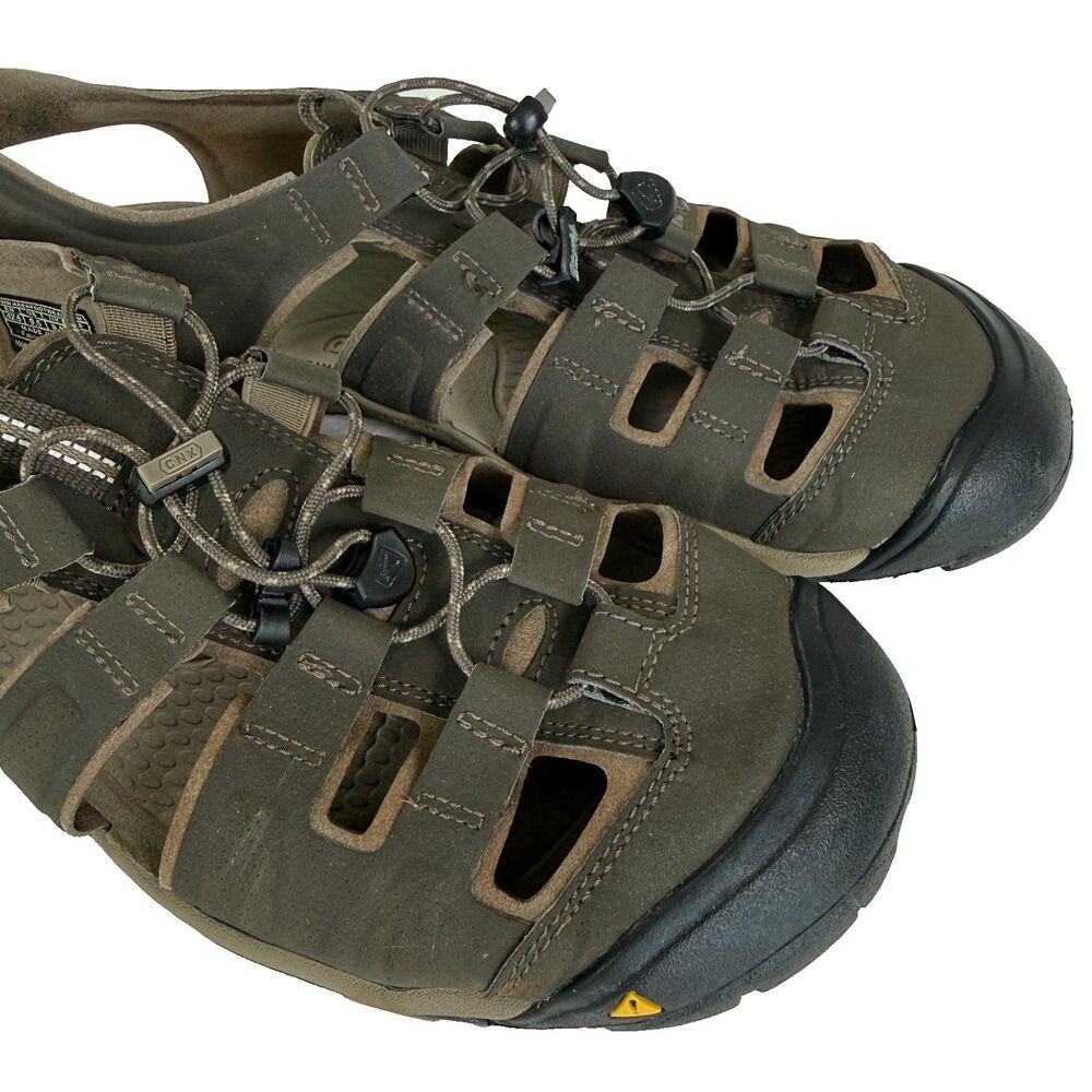 Keen Clearwater CNX Sandals Green Cordlock Round Toe Waterproof Men's Size 9.5 - Picture 4 of 11